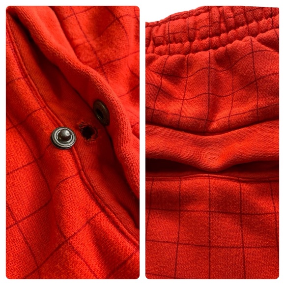 Nike Sportswear Story Of The Swoosh Tapered Joggers Orange & Black Men's Small - Picture 13 of 16